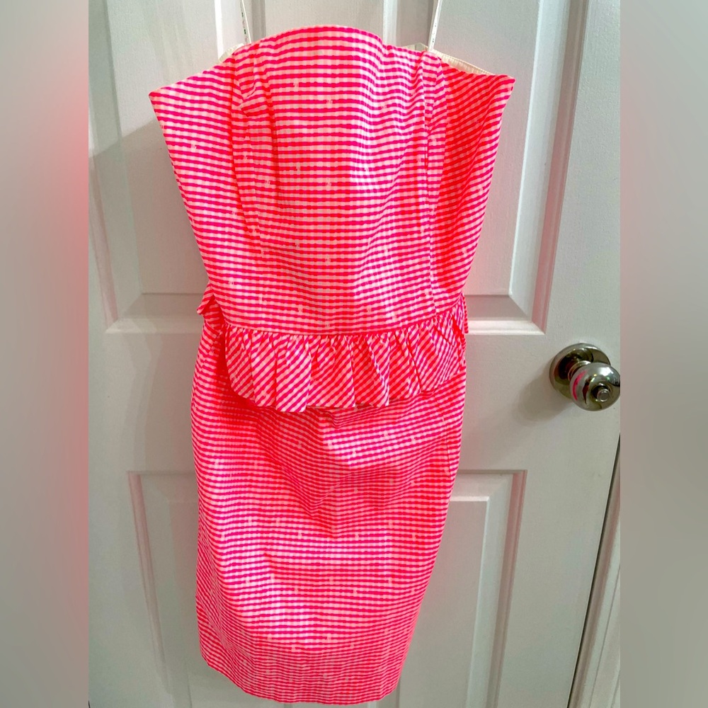 Hot Pink Lily Pulitzer Gingham Dress